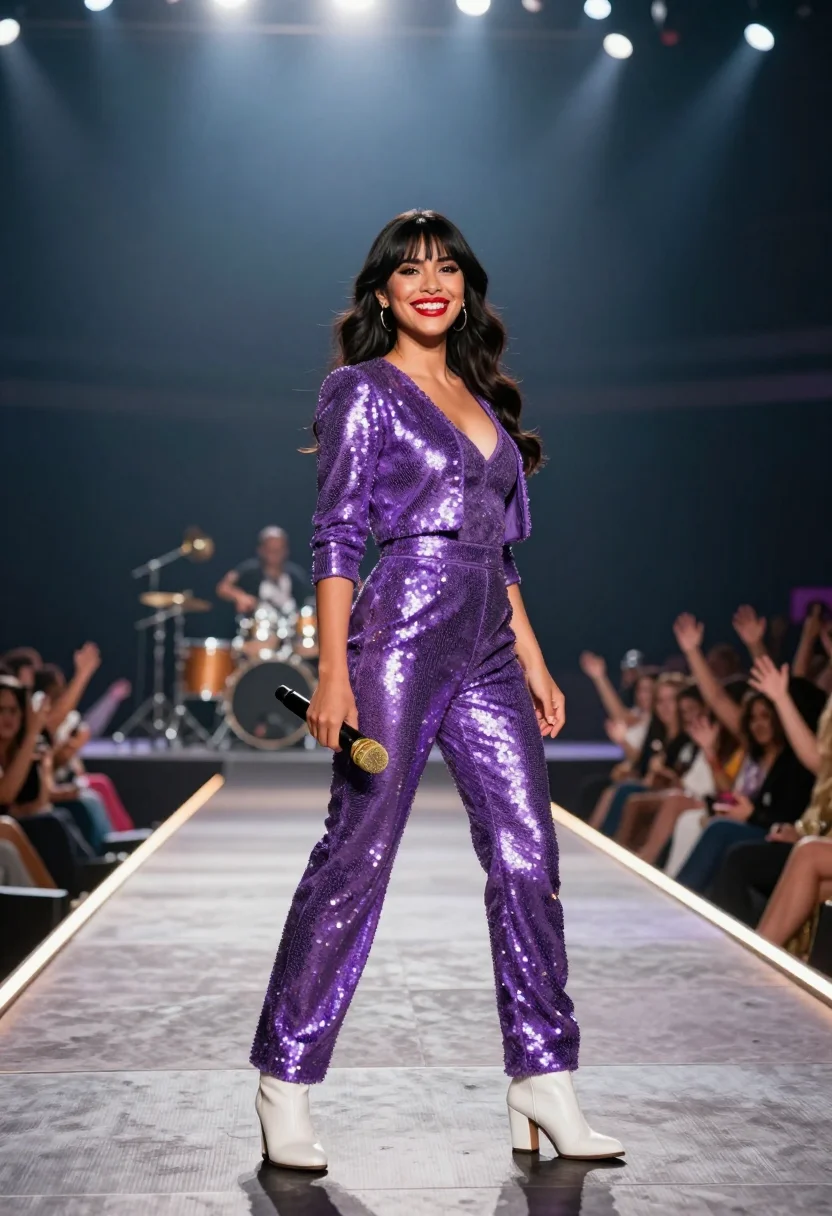 AI selena sample — portrait of a woman, three-quarter-length portrait of a Mexi