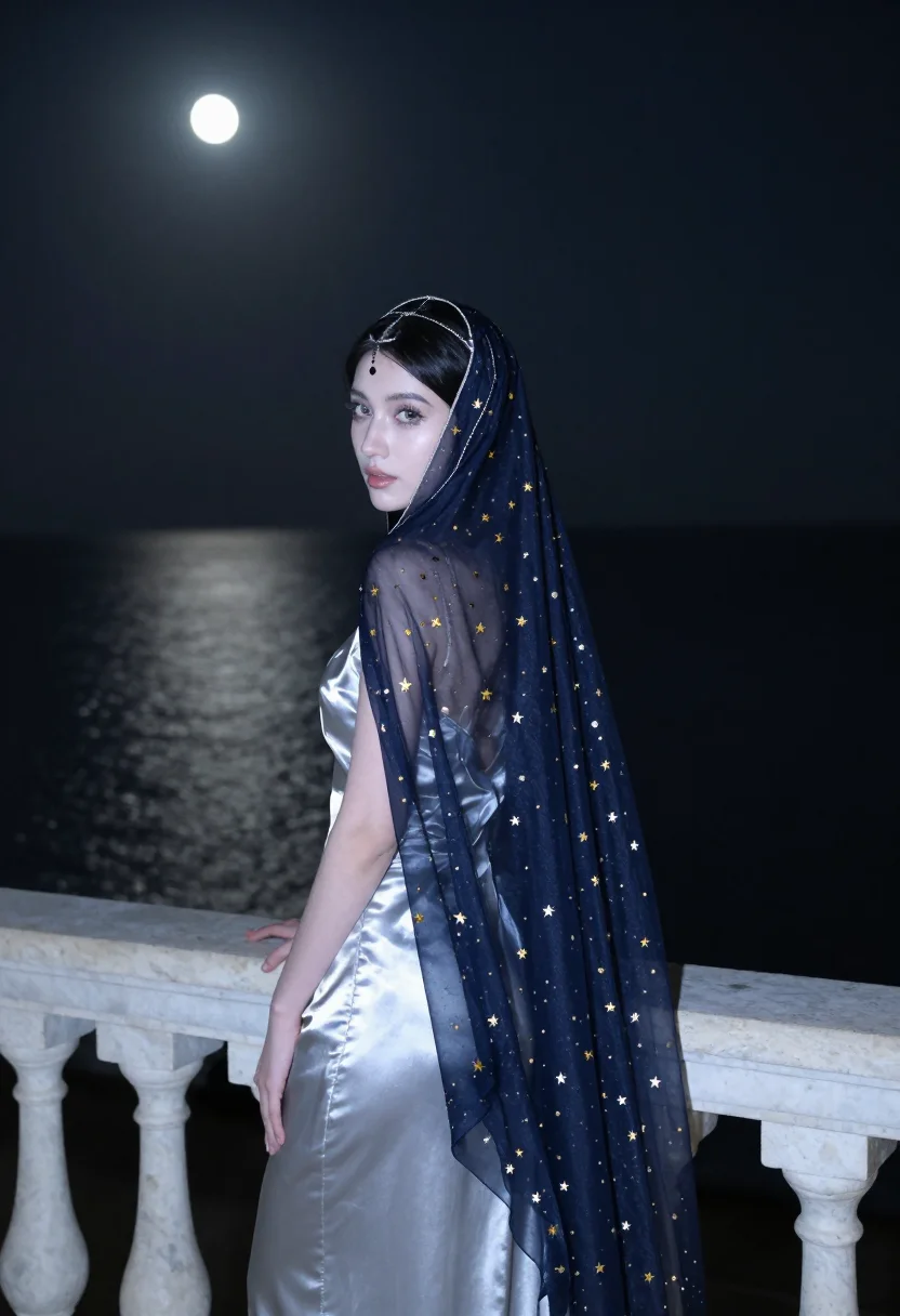 AI selene sample — portrait of a woman, half-length portrait of a Greek woman i