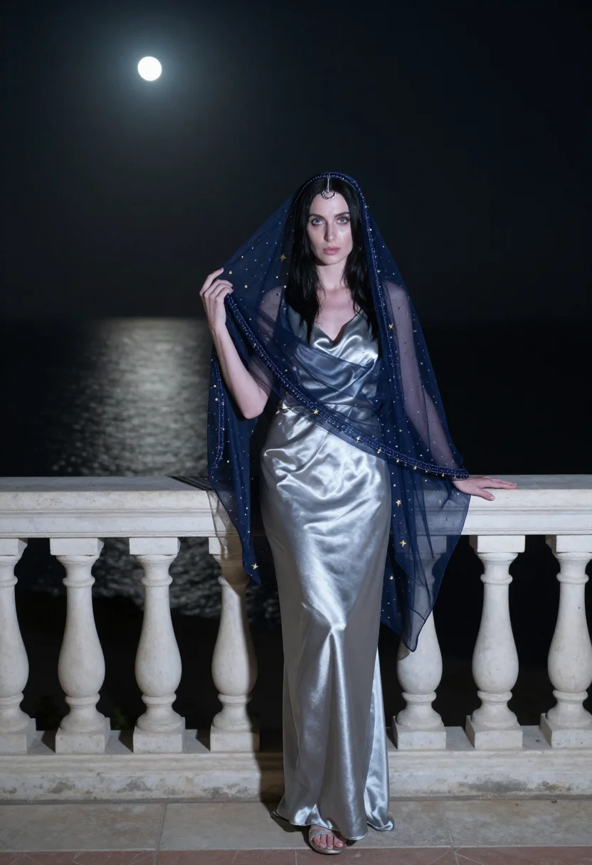 AI selene sample — portrait of a woman, full-length portrait of a Greek woman i