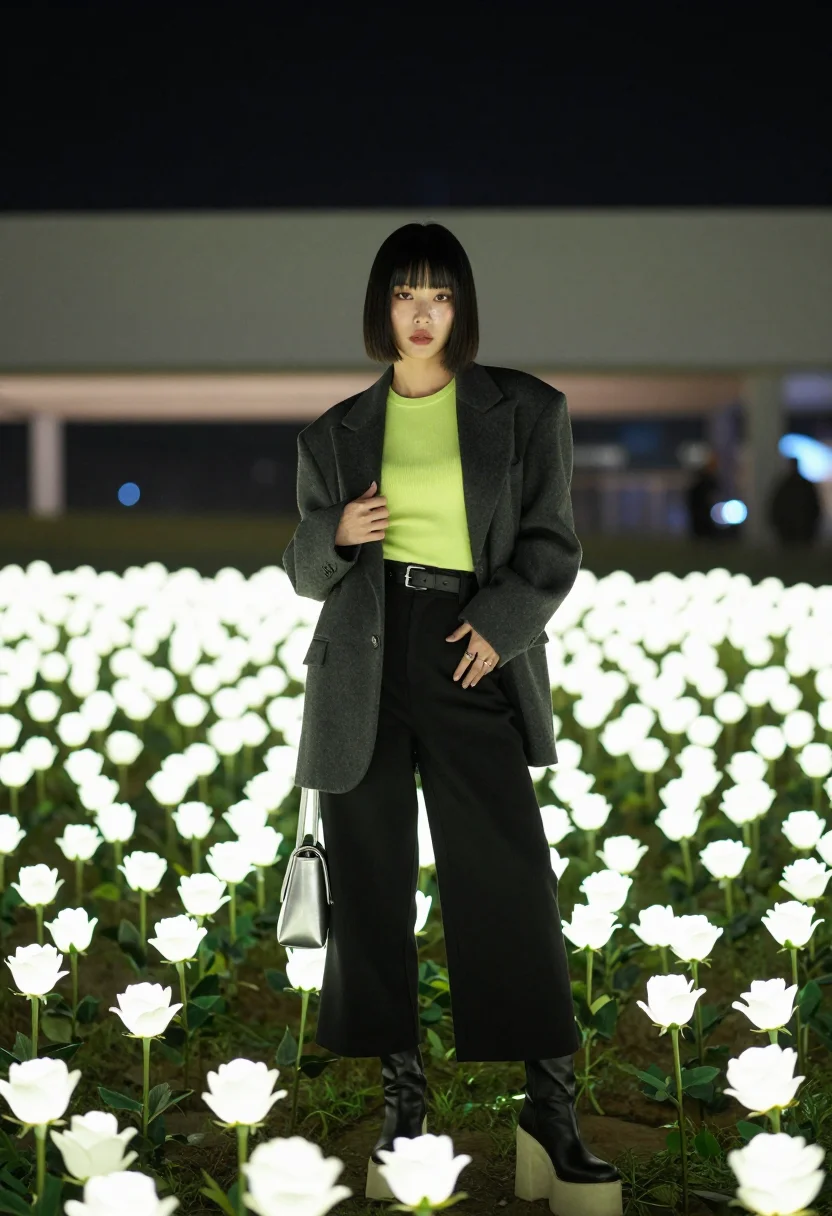 AI seoul ddp sample — portrait of a woman, half-length portrait of a Korean woman