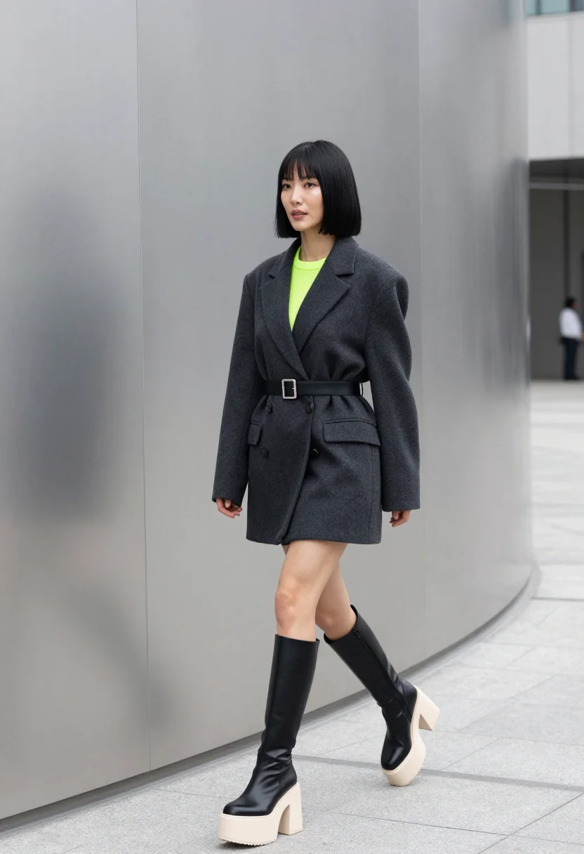 AI seoul ddp sample — portrait of a woman, full-length portrait of a Korean woman