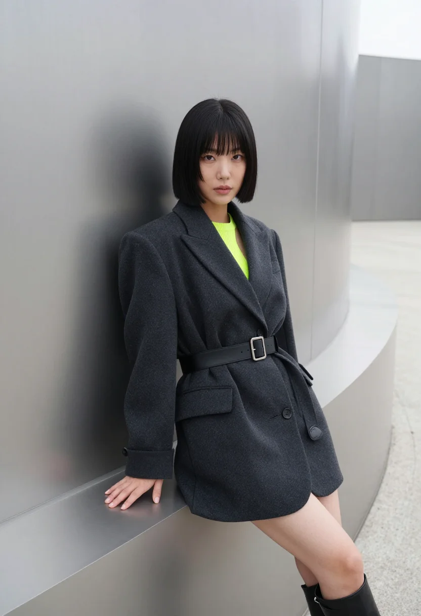 AI seoul ddp sample — portrait of a woman, half-length portrait of a Korean woman
