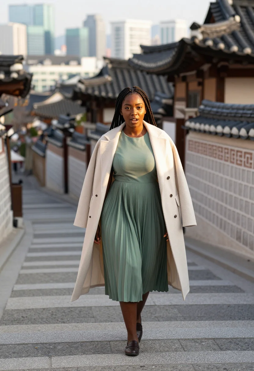 AI seoul sample — portrait of a woman, three-quarter-length portrait of a Blac