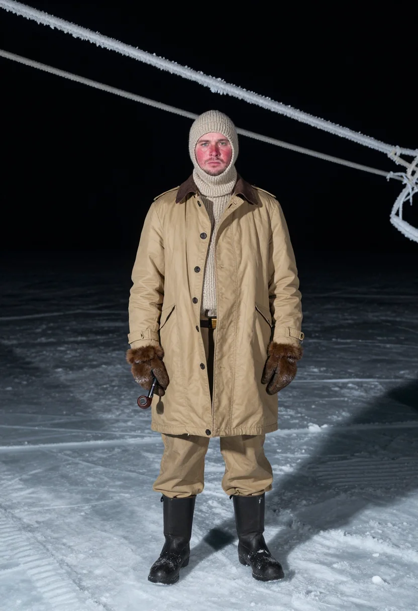 AI shackleton sample — portrait of a man, full-length portrait of a Northern-Europe