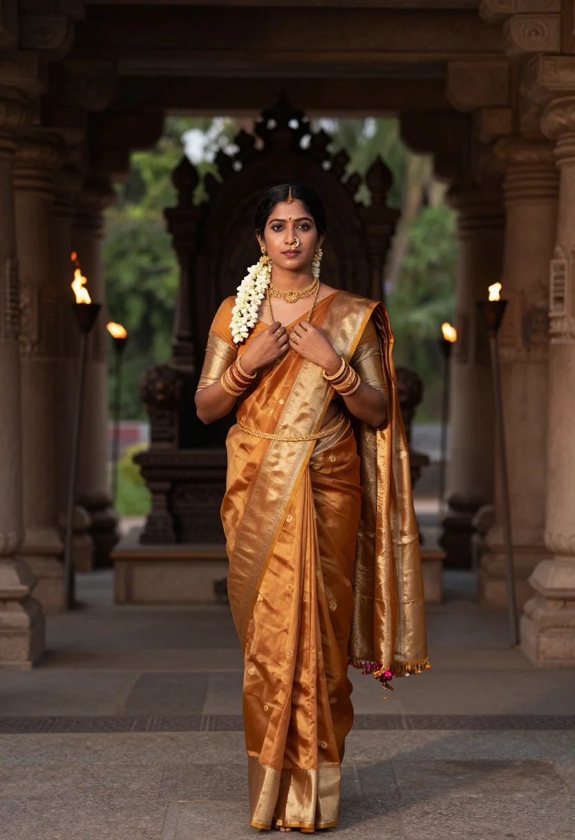 AI shakuntala sample — portrait of a woman, full-length portrait of a North Indian