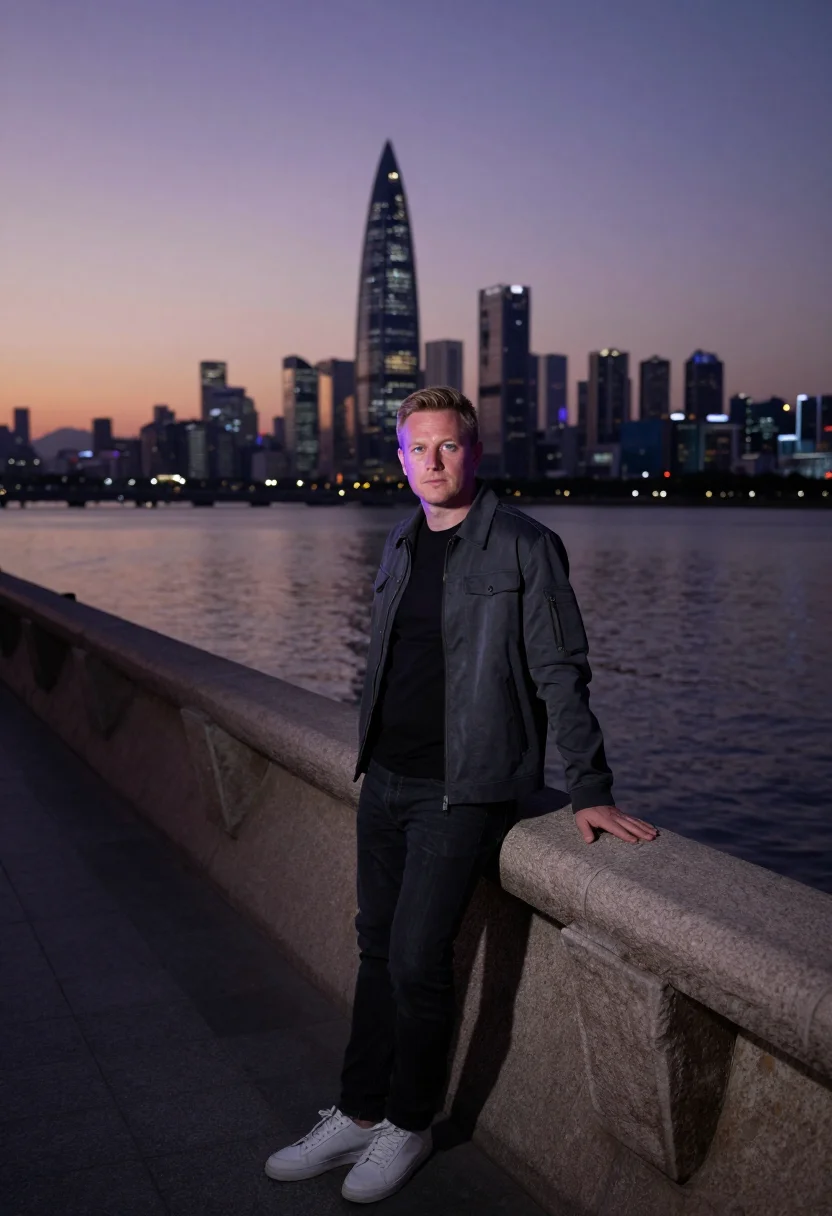 AI shenzhen hardware sample — portrait of a man, full-length portrait of a Western-Europea