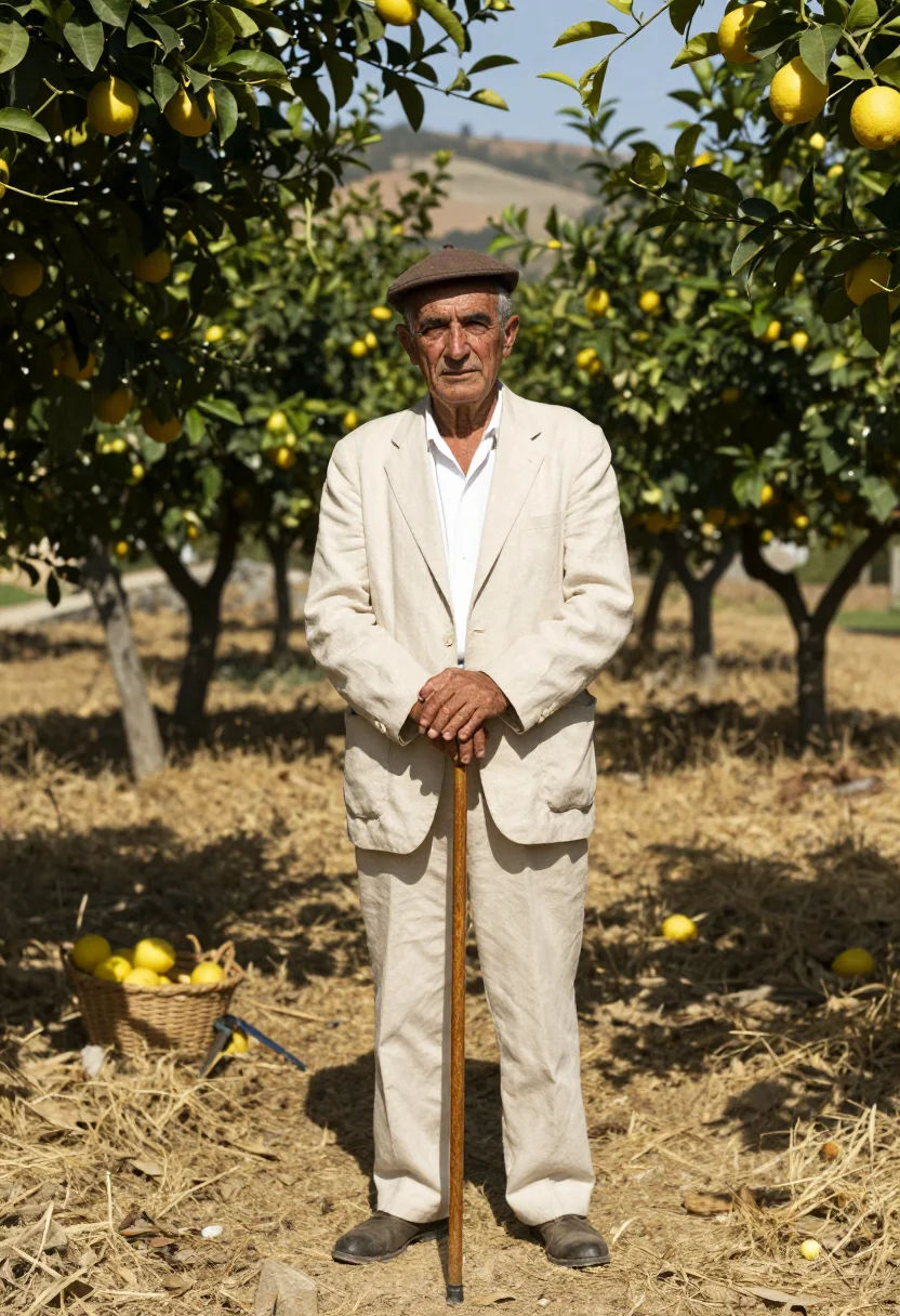 AI sicilian don sample — portrait of a man, full-length portrait of a Sicilian man in