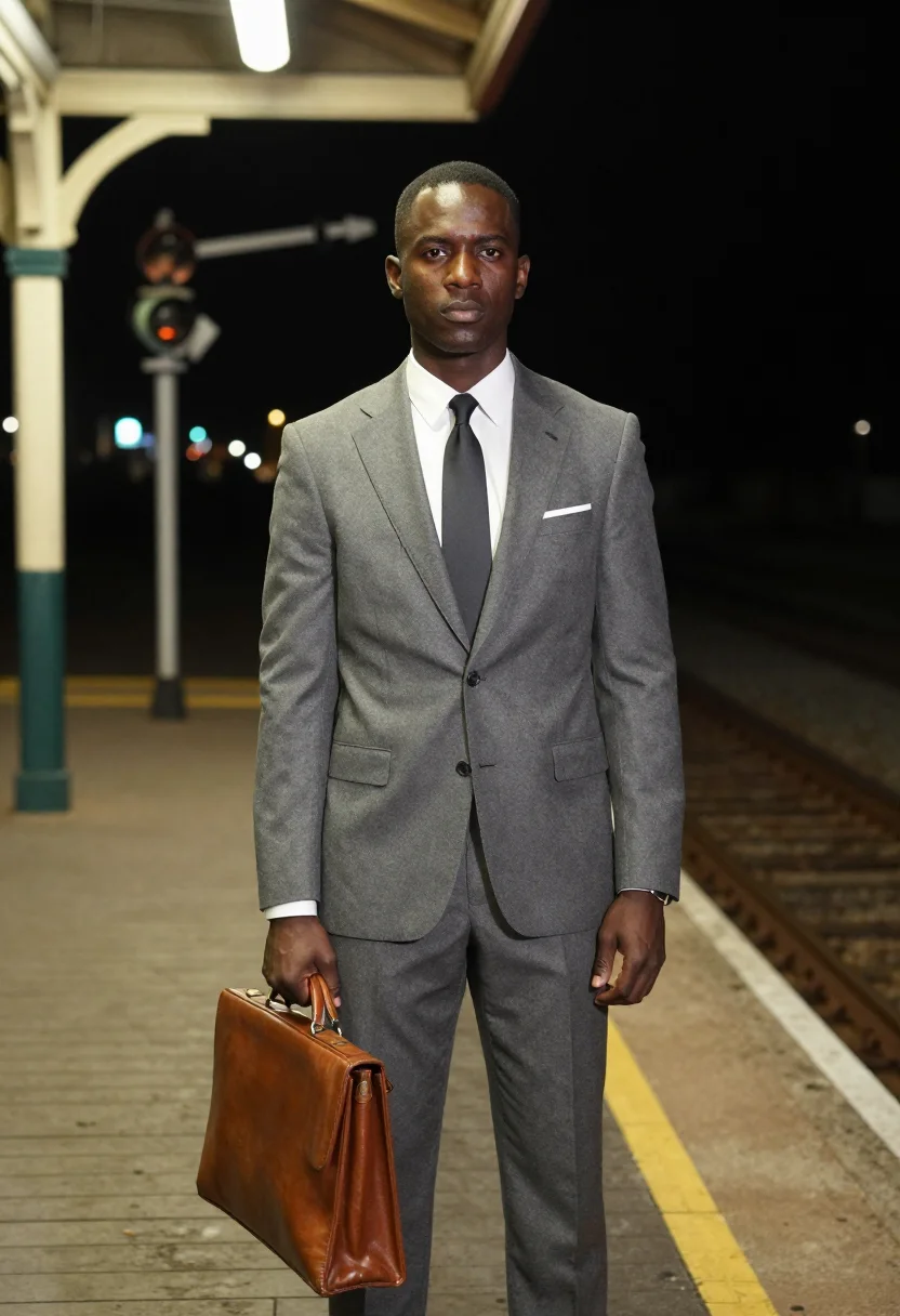 AI sidney poitier sample — portrait of a man, close half-length portrait of a Black man