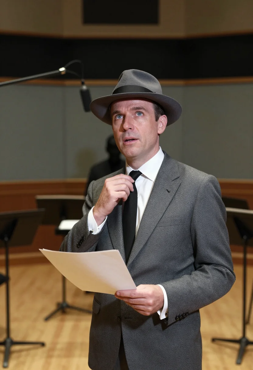 AI sinatra rat pack sample — portrait of a man, close half-length portrait of a Western-E