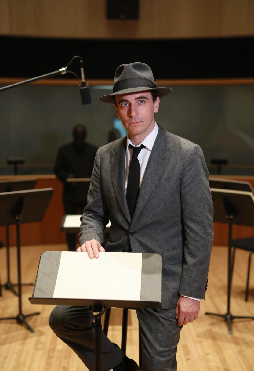AI sinatra rat pack sample — portrait of a man, three-quarter-length portrait of a Wester