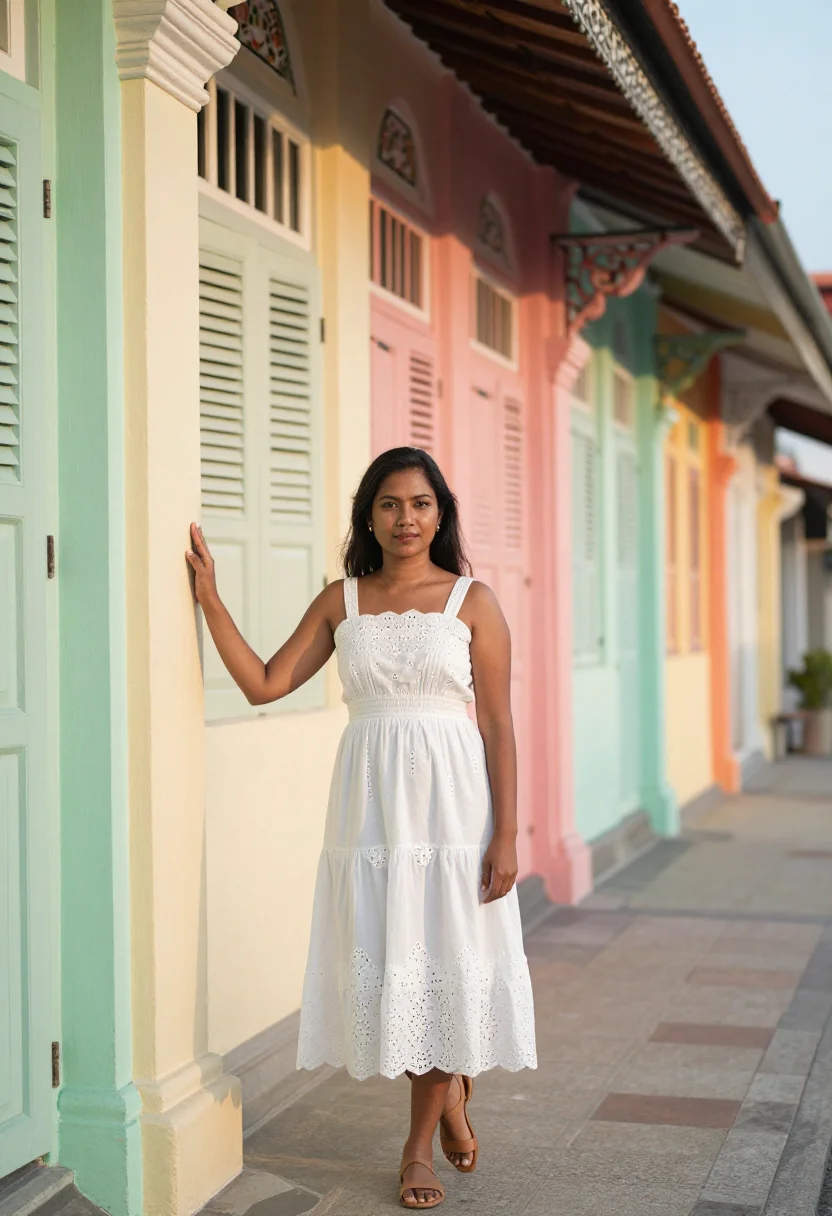 AI singapore sample — portrait of a woman, half-length three-quarter portrait of a