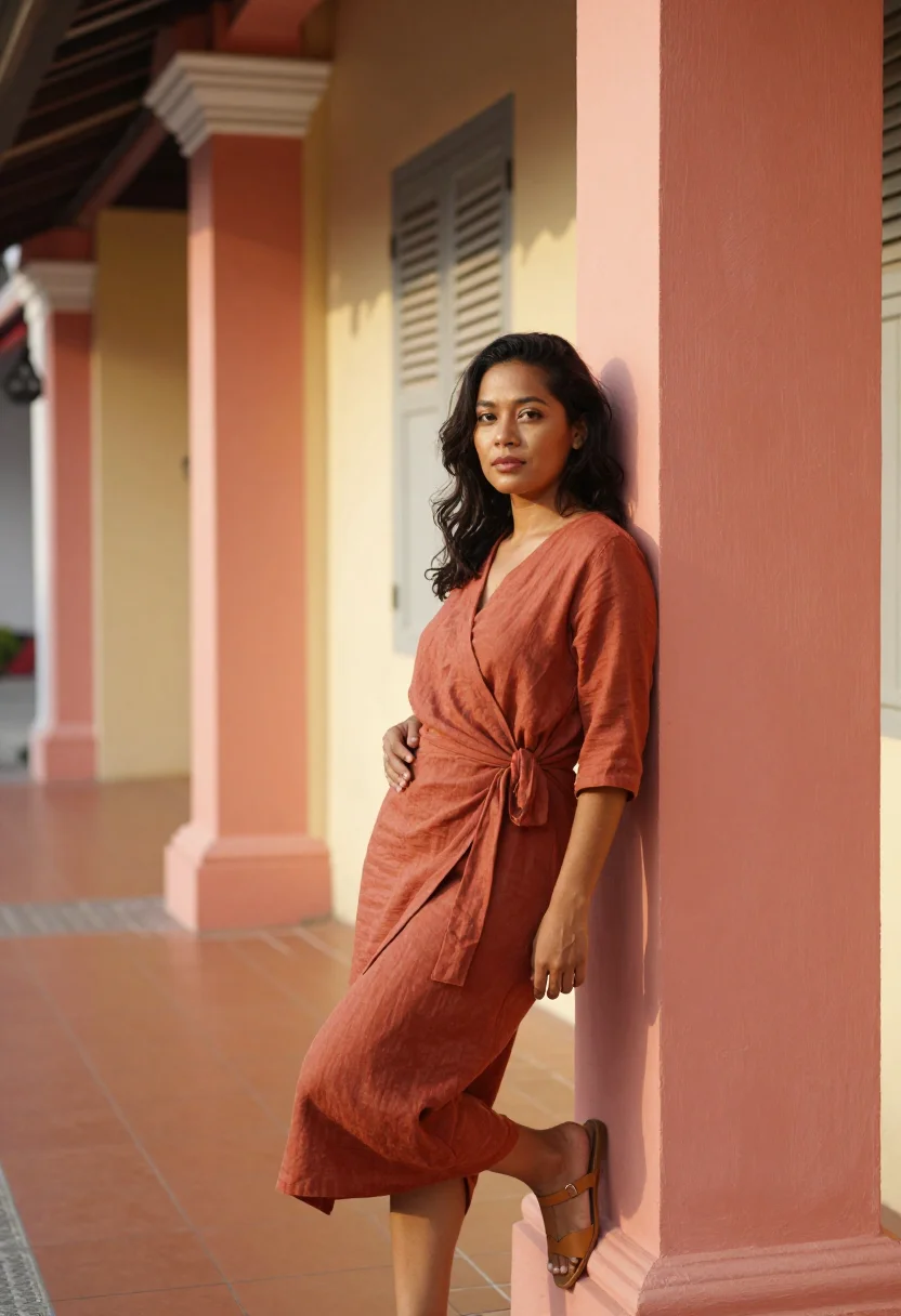 AI singapore sample — portrait of a woman, three-quarter-length portrait of a Lati