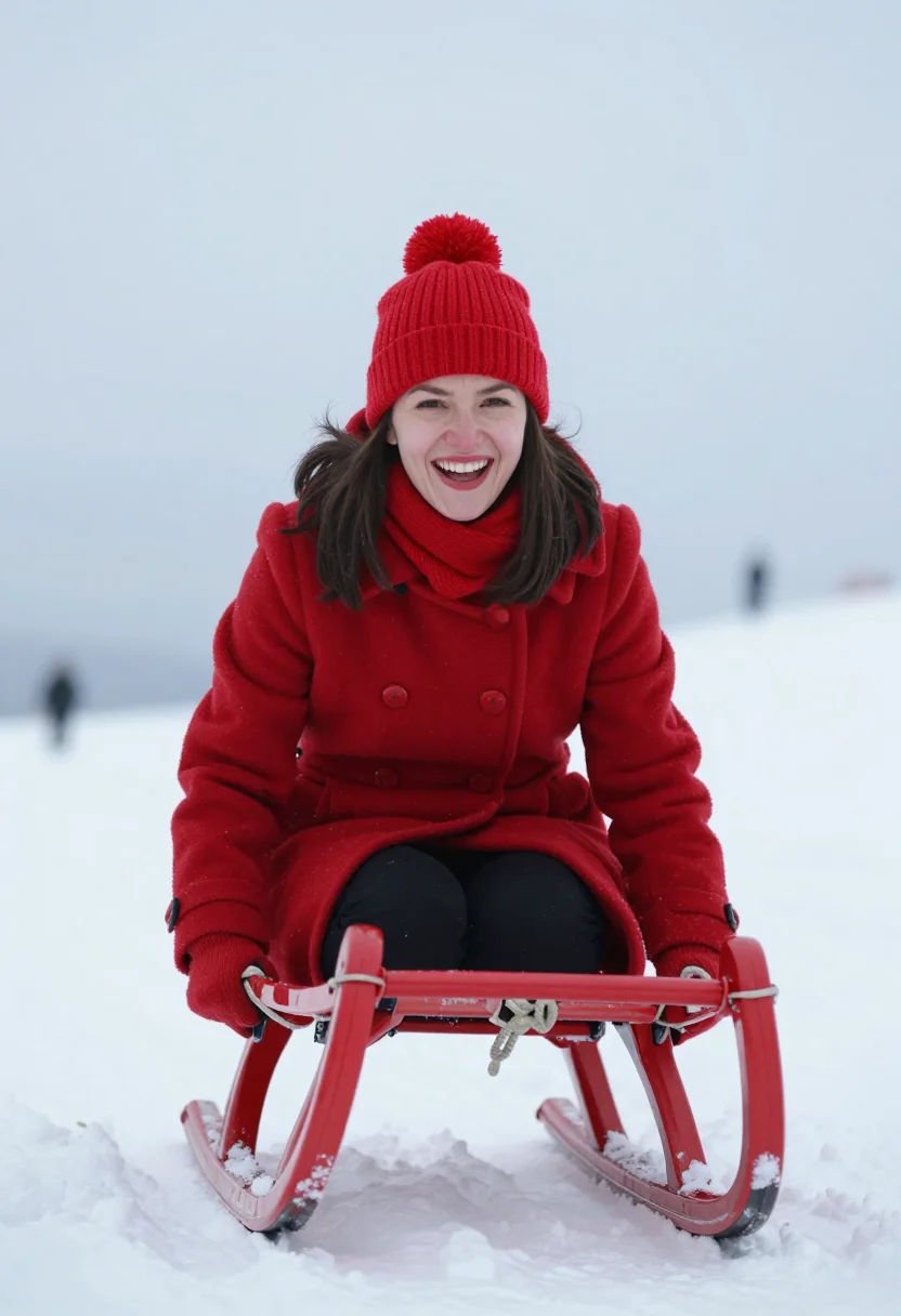 Example portrait from the AI Sledge Hill Red — Free Preview, Train Once