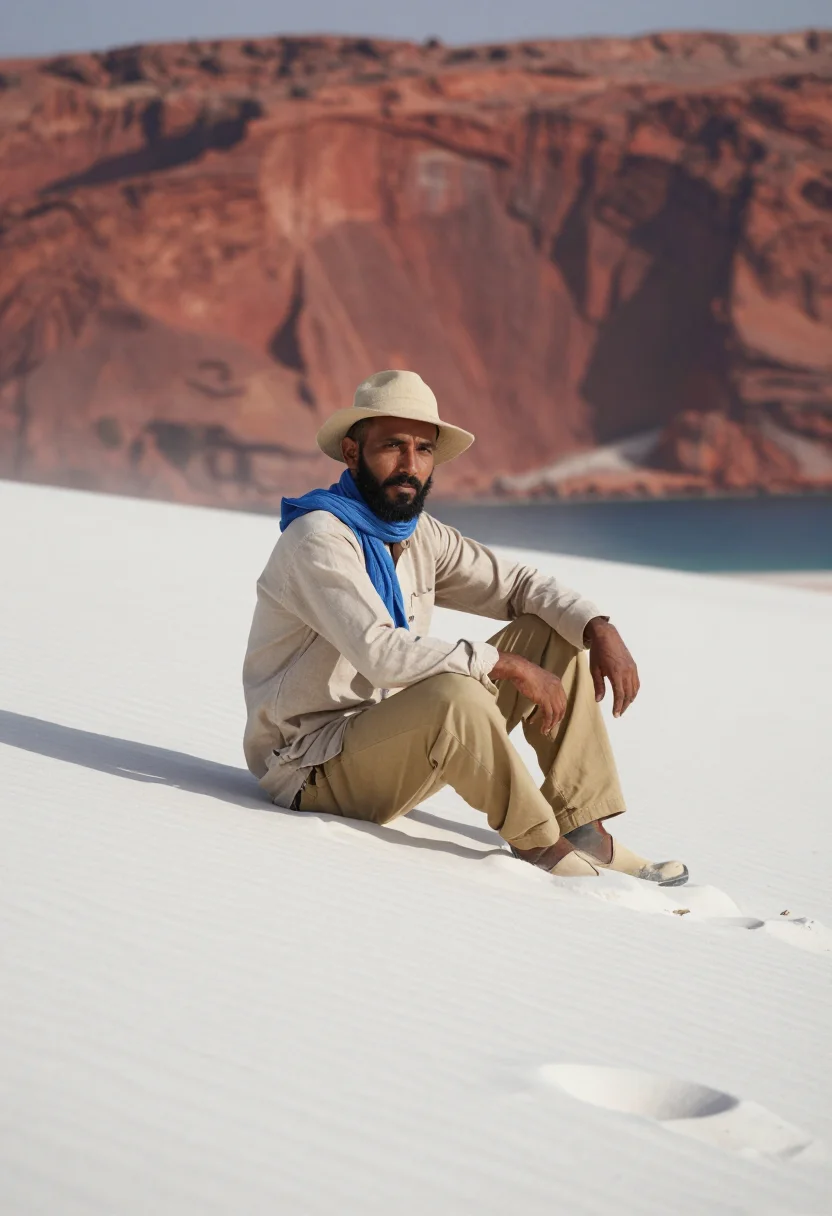 AI socotra sample — portrait of a traveller, half-length portrait of a Socotri m