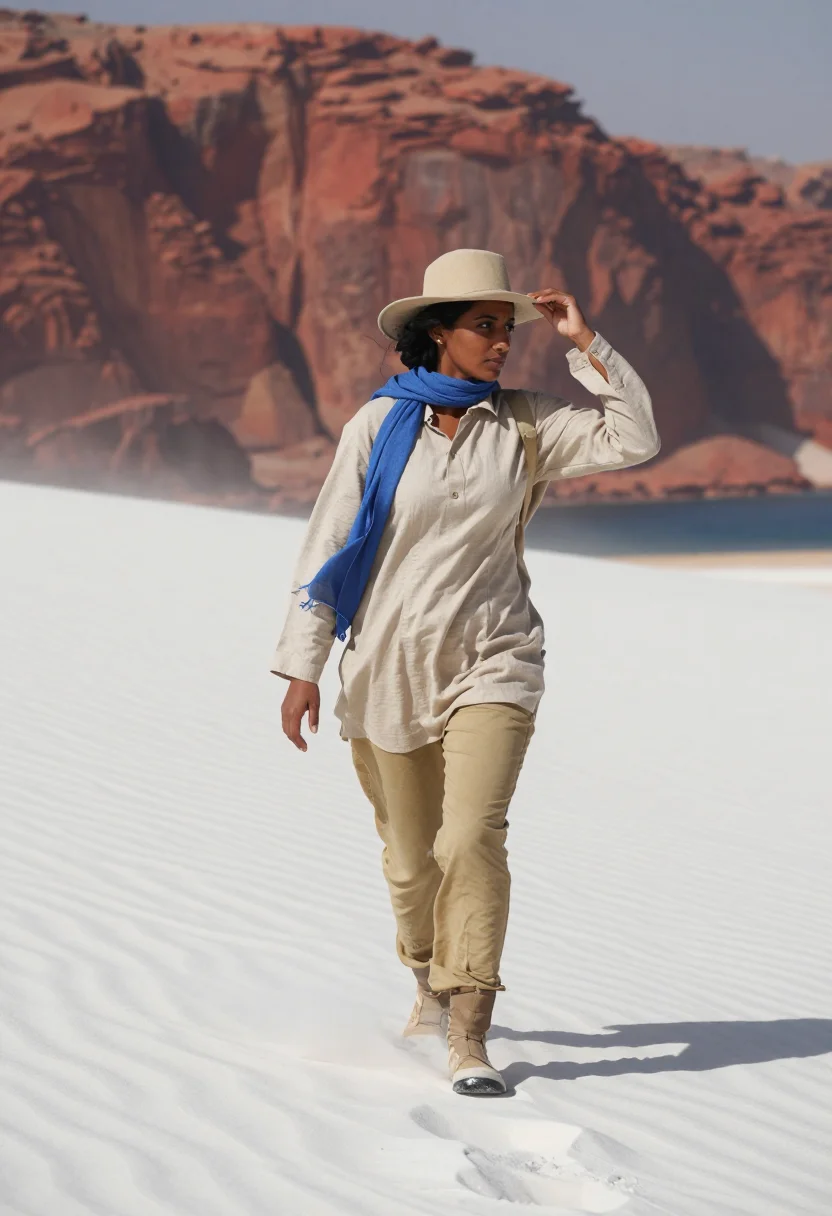 AI socotra sample — portrait of a traveller, three-quarter-length portrait of a