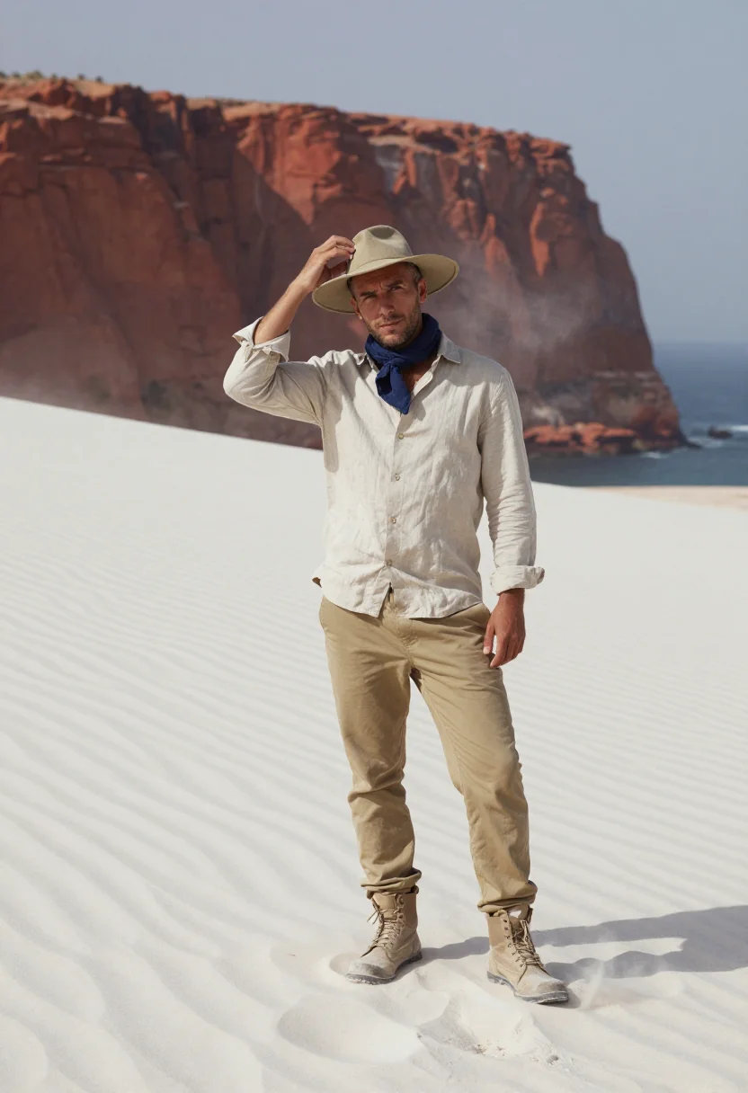 AI socotra sample — portrait of a traveller, full-length portrait of a Western-E