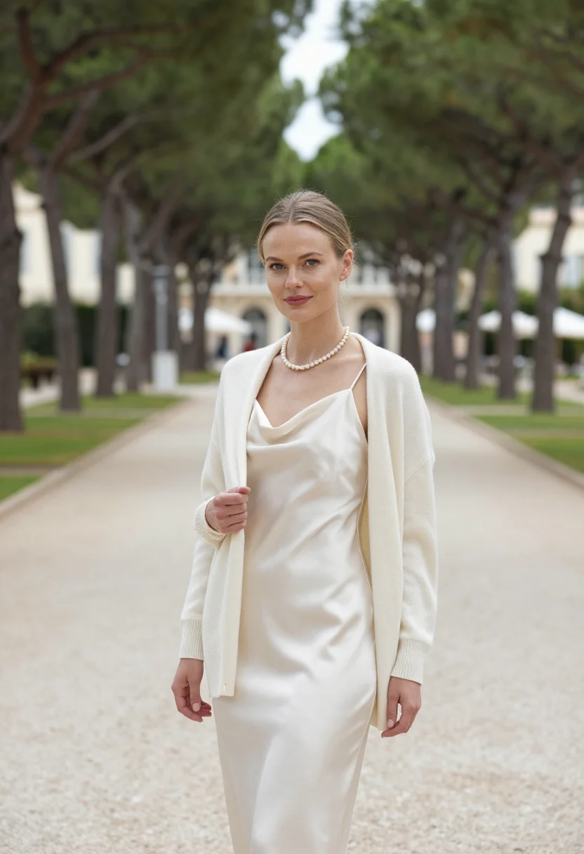 AI sofia richie grainge hotel du cap wedding cream sample — portrait of a woman, a Danish woman in her late twenties wit