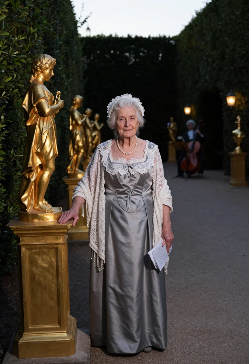 AI sophia of hanover sample — portrait of an elderly woman, full-length portrait of an ale