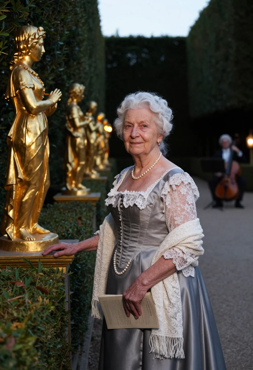 AI sophia of hanover sample — portrait of an elderly woman, half-length three-quarter port