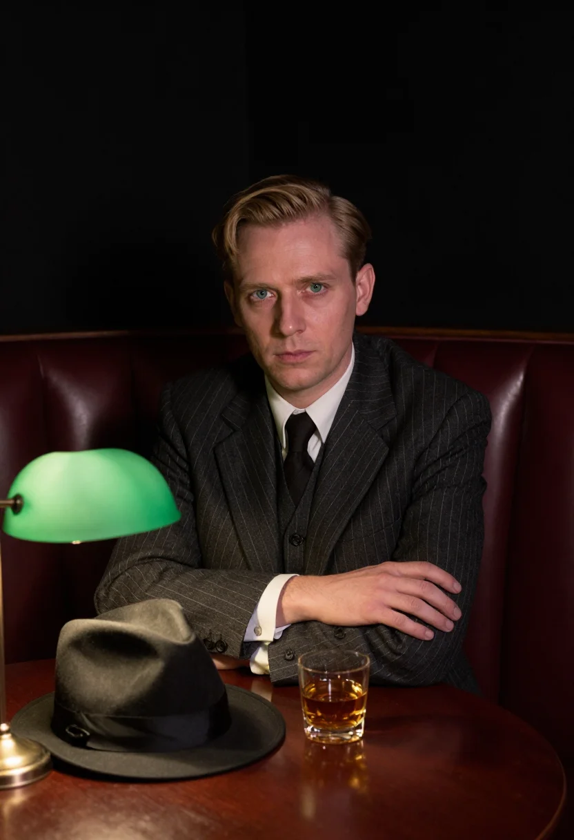 AI speakeasy chicago sample — portrait of a man, tight half-length portrait of a German-Am