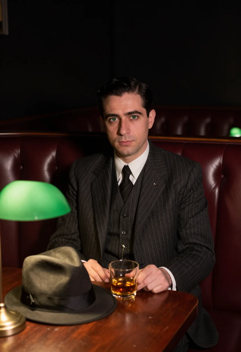 AI speakeasy chicago sample — portrait of a man, half-length portrait of a Jewish-American