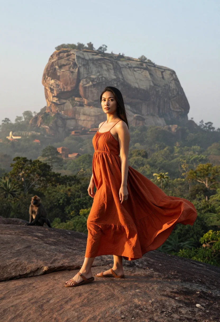 AI sri lanka sample — portrait of a woman, full-length portrait of an East Asian w