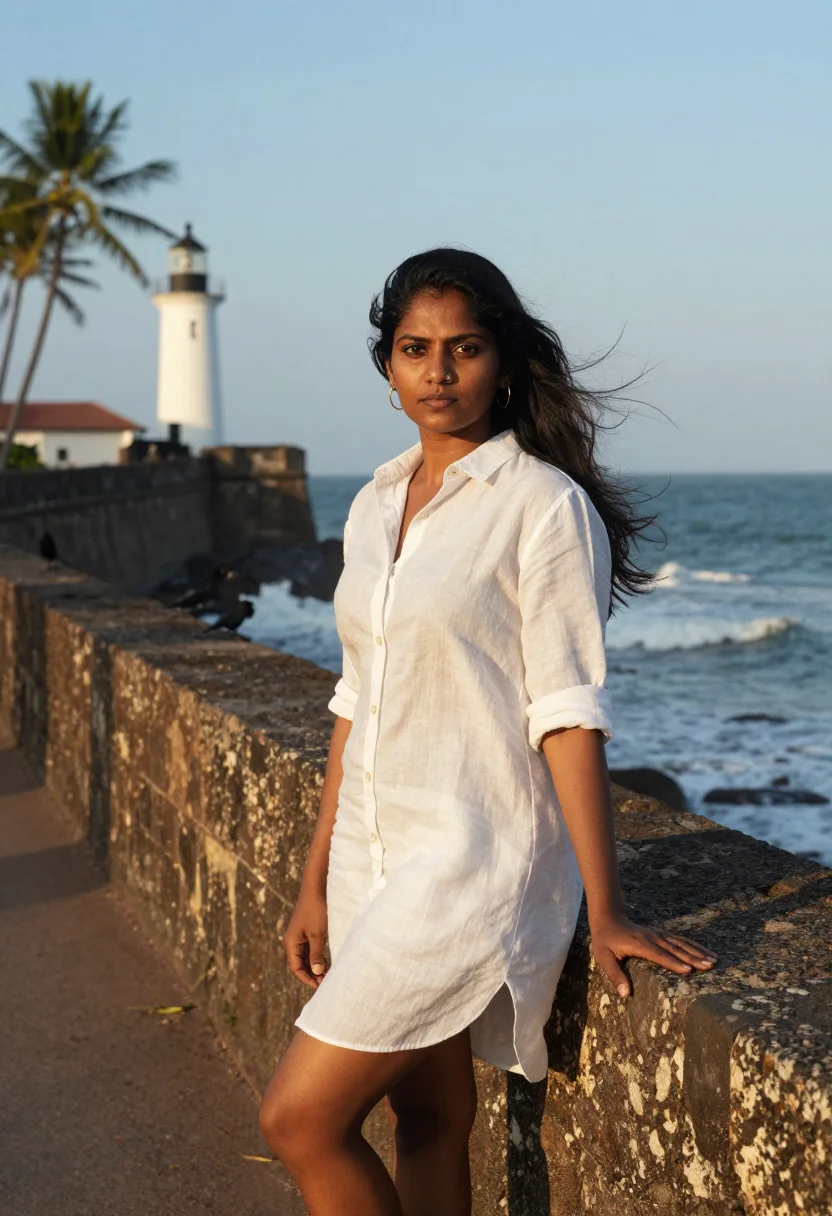 AI sri lanka sample — portrait of a woman, three-quarter-length portrait of a Sri