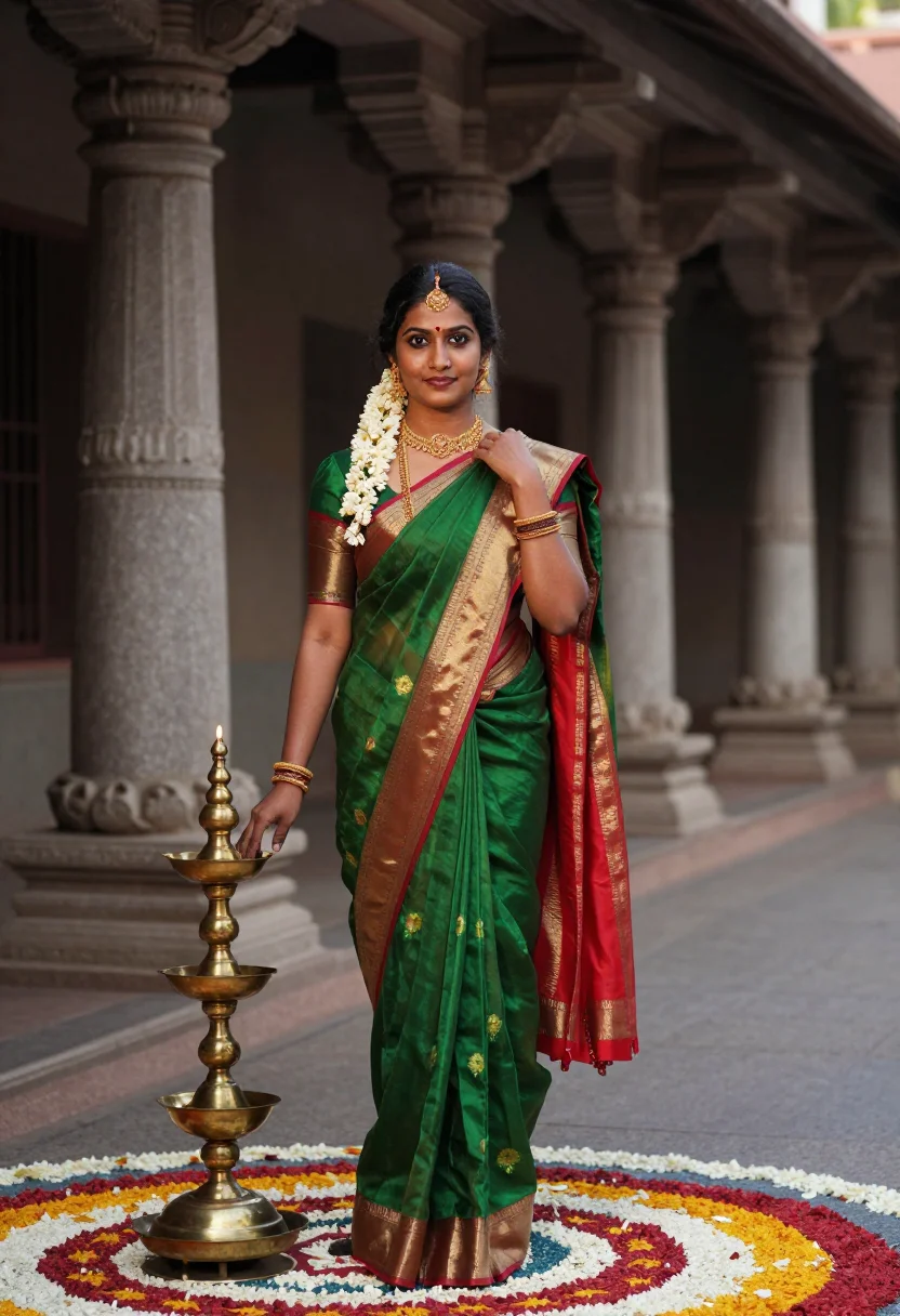 AI sridevi sample — portrait of a woman, three-quarter-length portrait of a Sout