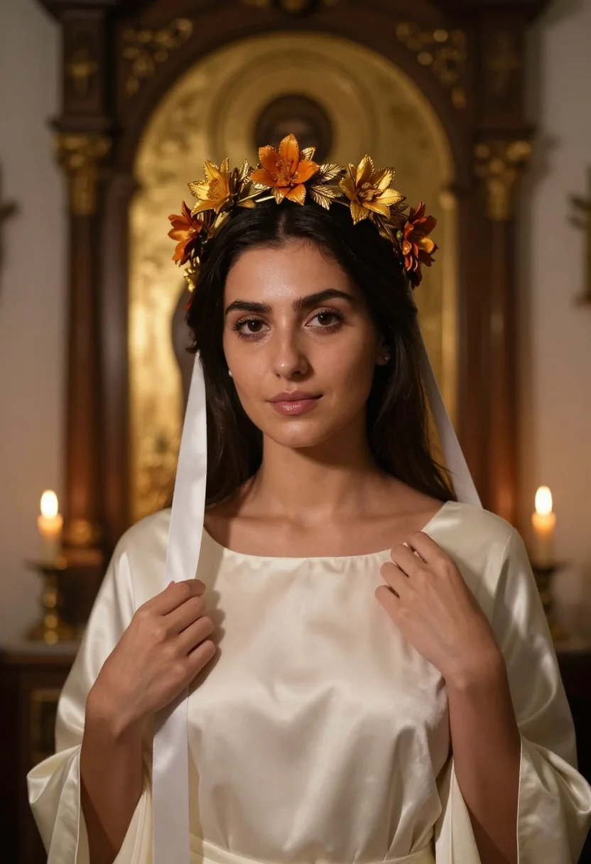 AI stefana sample — portrait of a woman, chest-up portrait of a Greek woman with