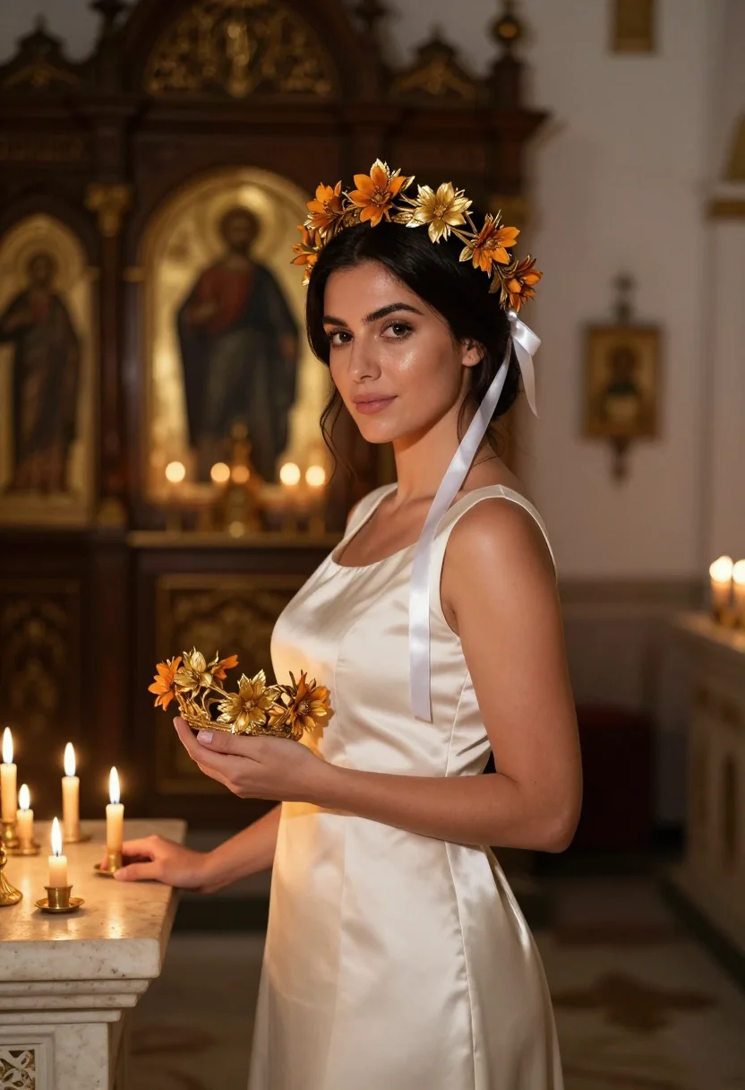 AI stefana sample — portrait of a woman, waist-up portrait of a Greek woman with