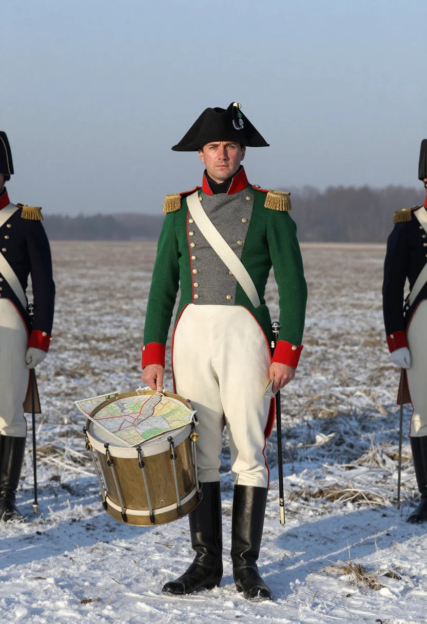 AI sun of austerlitz sample — portrait of a man, full-length portrait of a French man in h