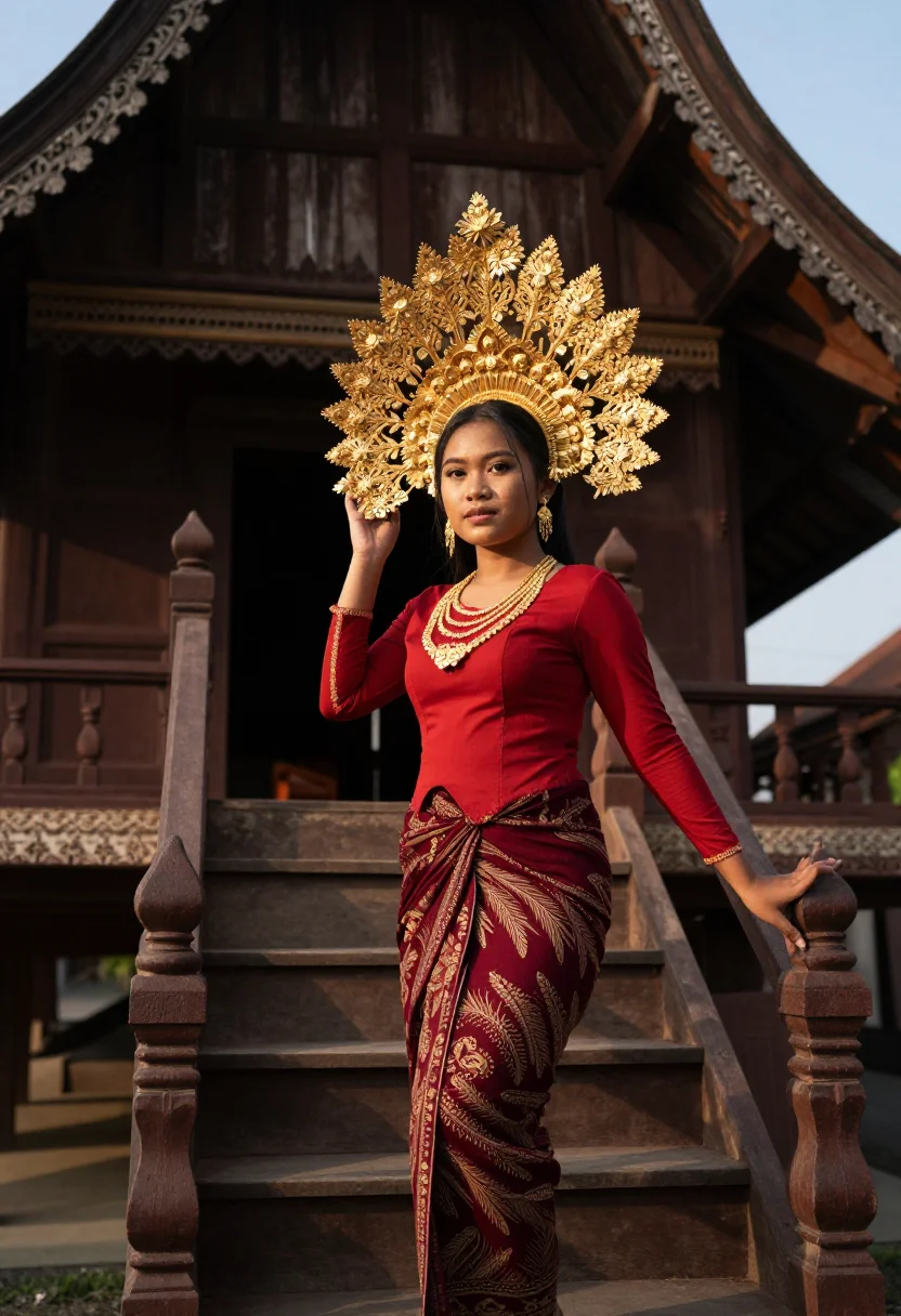 AI suntiang sample — portrait of a woman, three-quarter-length portrait of a Mina