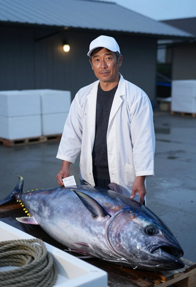AI sushi itamae sample — portrait of a man, half-length portrait of a Japanese man in