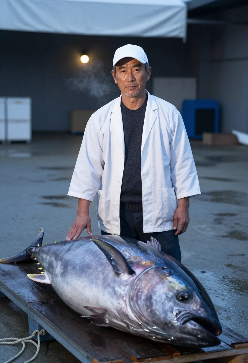 AI sushi itamae sample — portrait of a man, half-length portrait of a Japanese man in