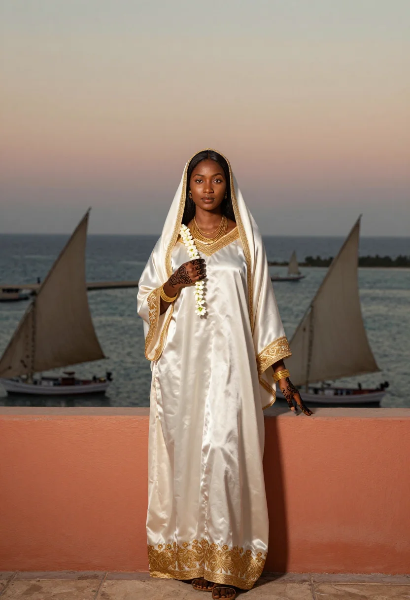 AI swahili bride sample — portrait of a woman, full-length portrait of a young Swahili