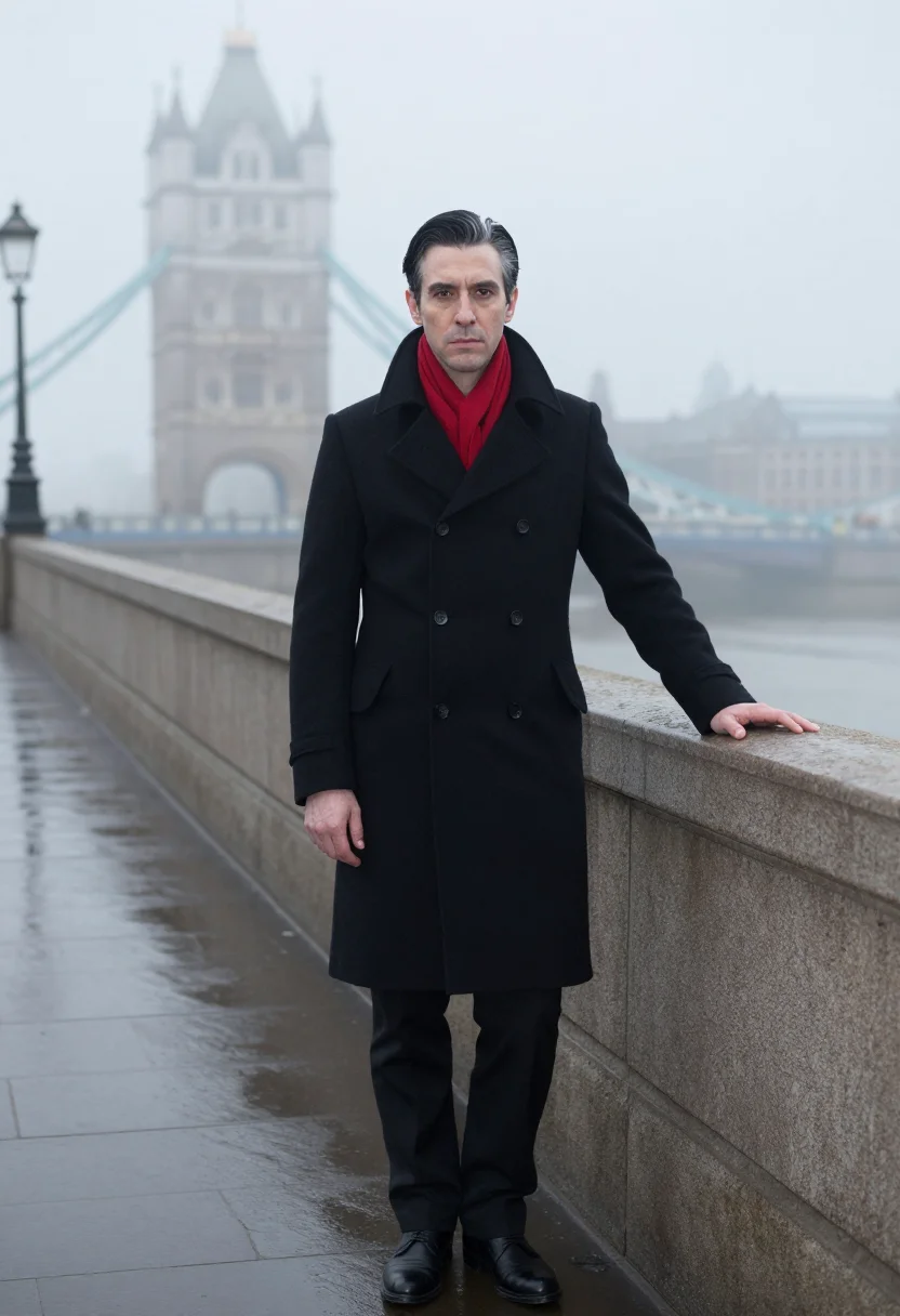 AI sweeney todd sample — portrait of a man, full-length portrait of an English man in