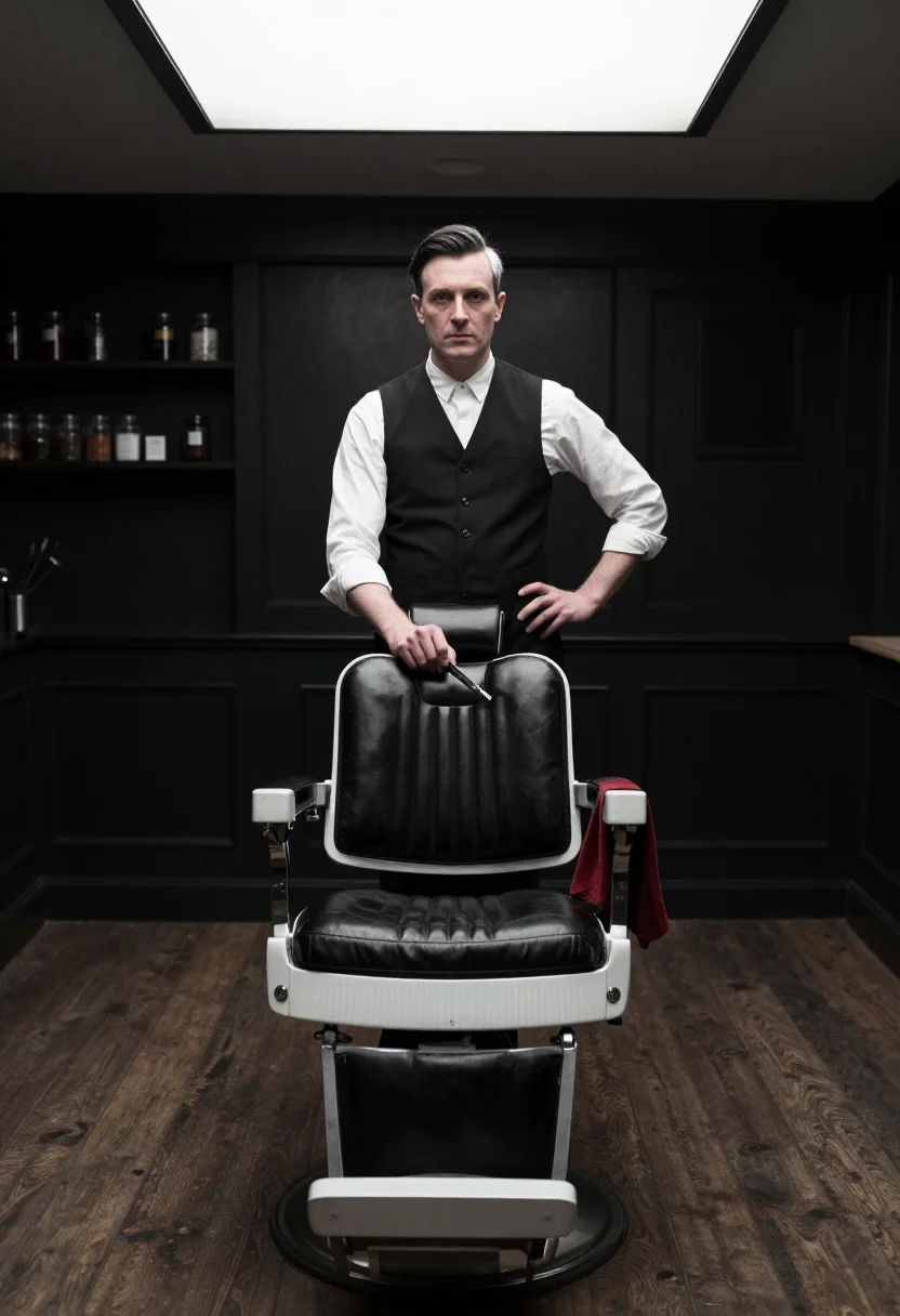AI sweeney todd sample — portrait of a man, full-length portrait of an English man in