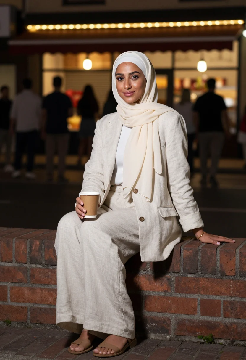 AI sydney lakemba sample — portrait of a woman, seated full-figure portrait of a Lebane