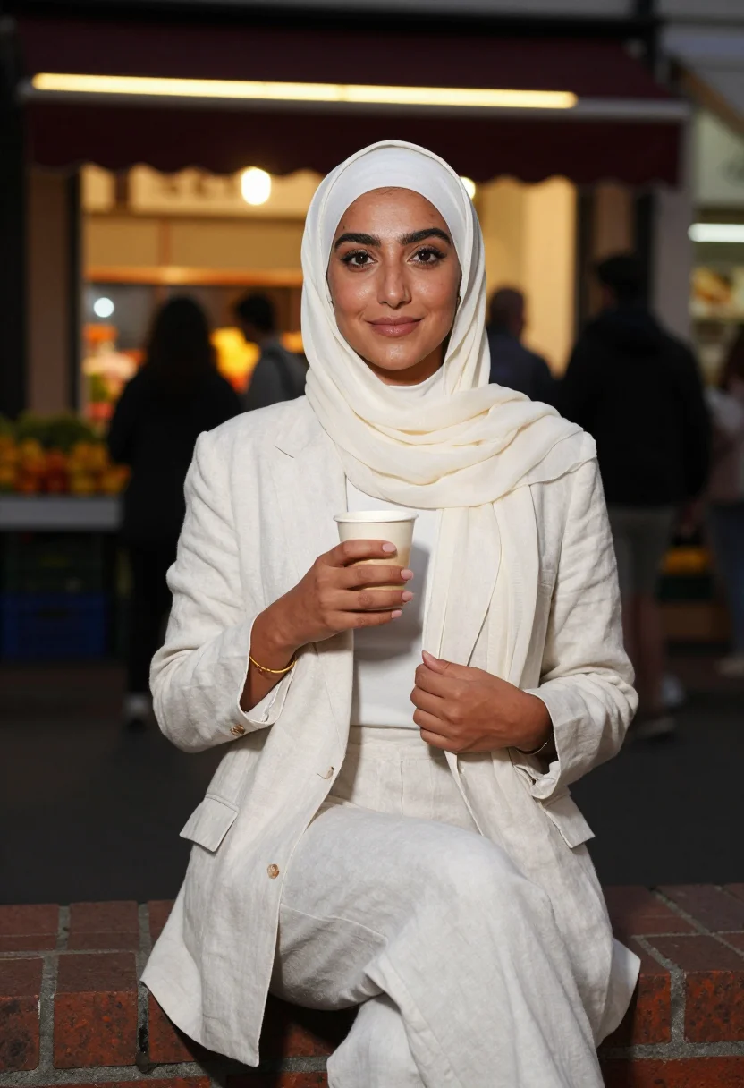 AI sydney lakemba sample — portrait of a woman, waist-up portrait of a Lebanese-Austral