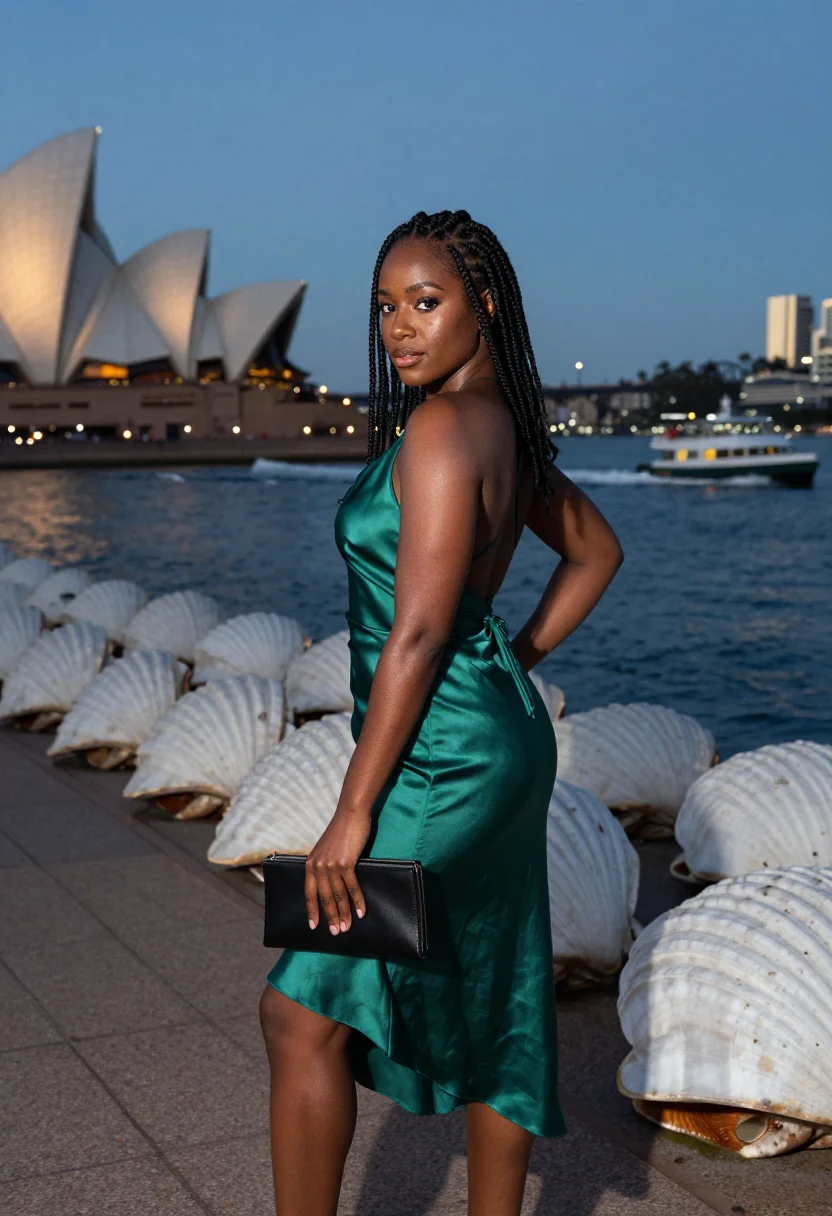 AI sydney sample — portrait of a woman, three-quarter-length portrait of a Blac