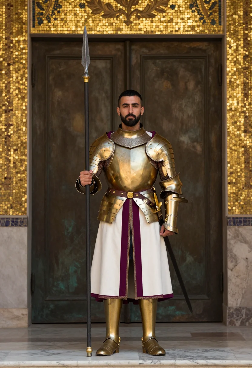 AI tagmata sample — portrait of a man, full-length portrait of an Eastern-Medite