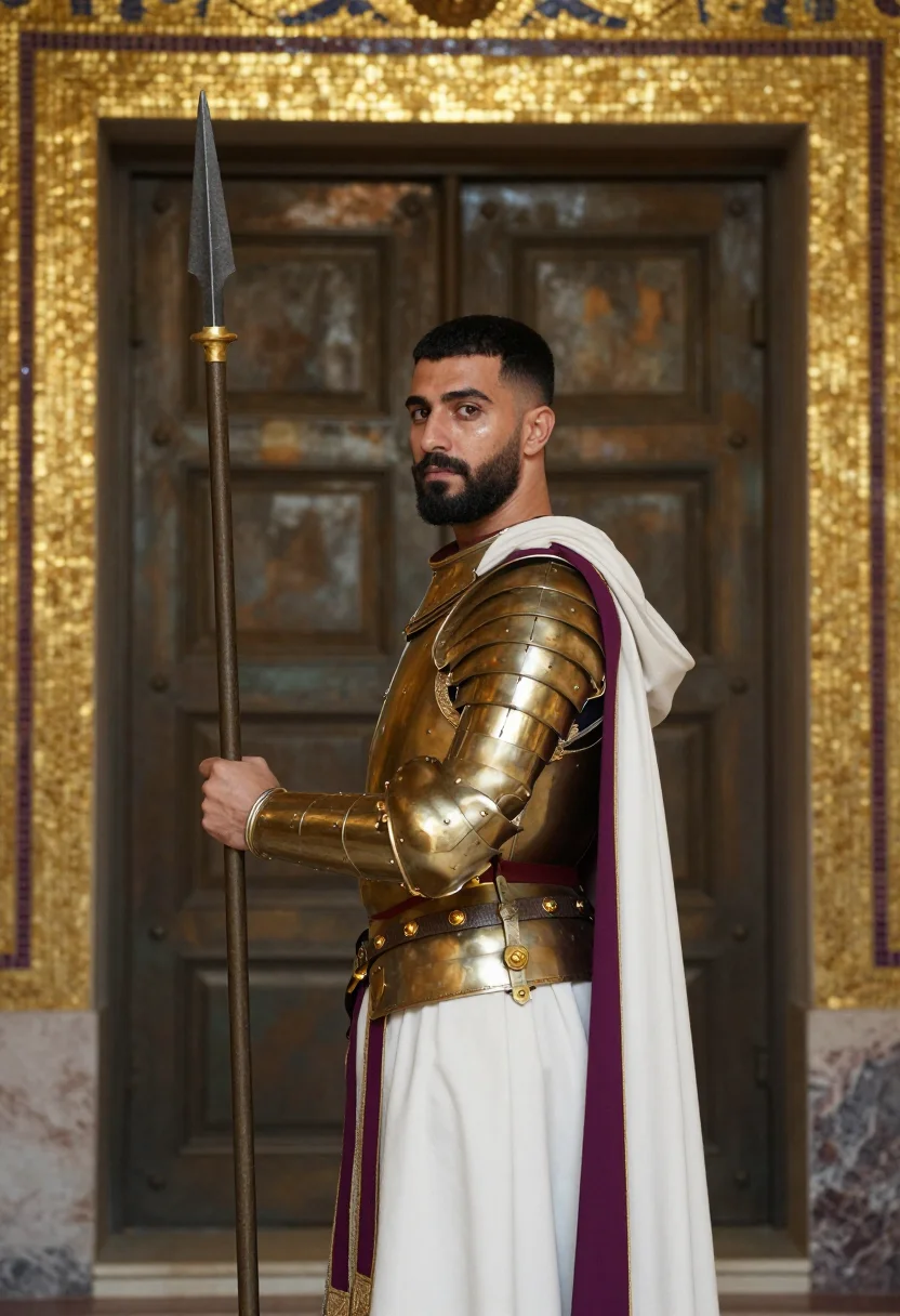 AI tagmata sample — portrait of a man, half-length portrait of an Eastern-Medite