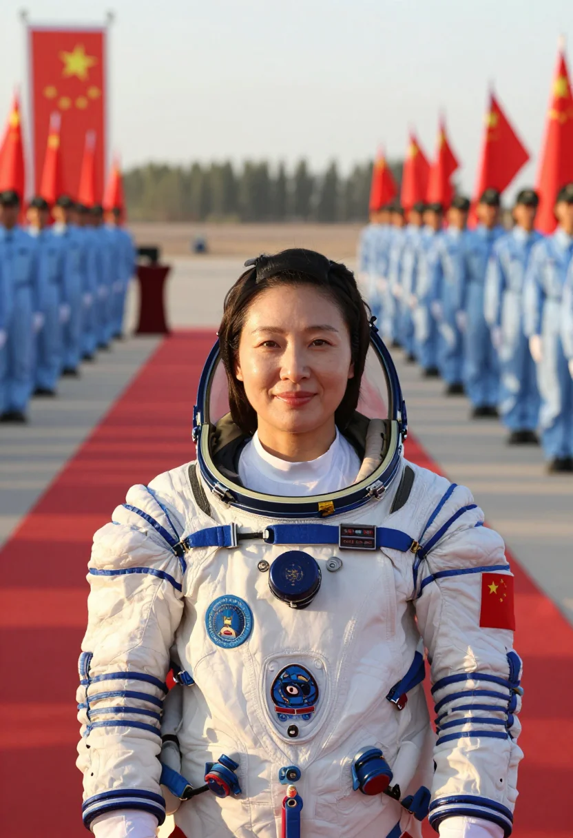 AI taikonaut sample — portrait of a taikonaut, head-and-shoulders portrait of a Ch