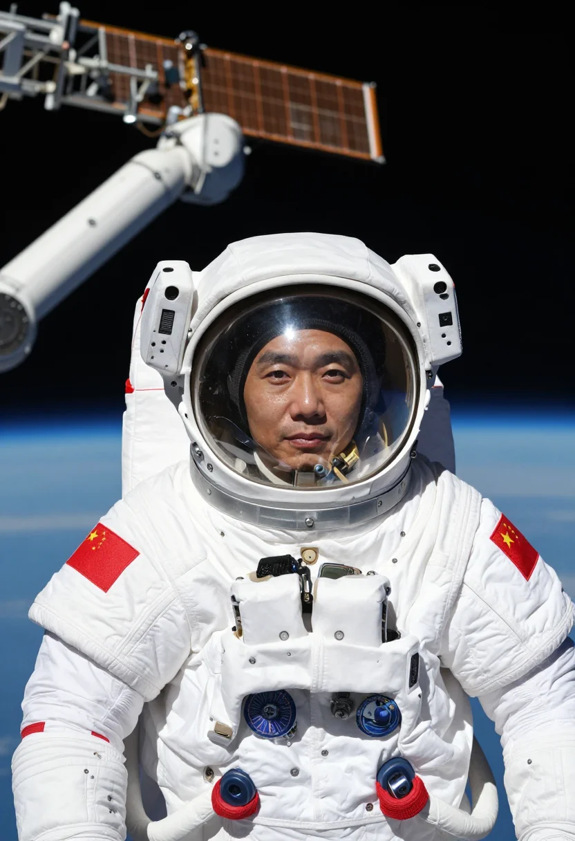 AI taikonaut sample — portrait of a taikonaut, head-and-shoulders portrait of a Ch