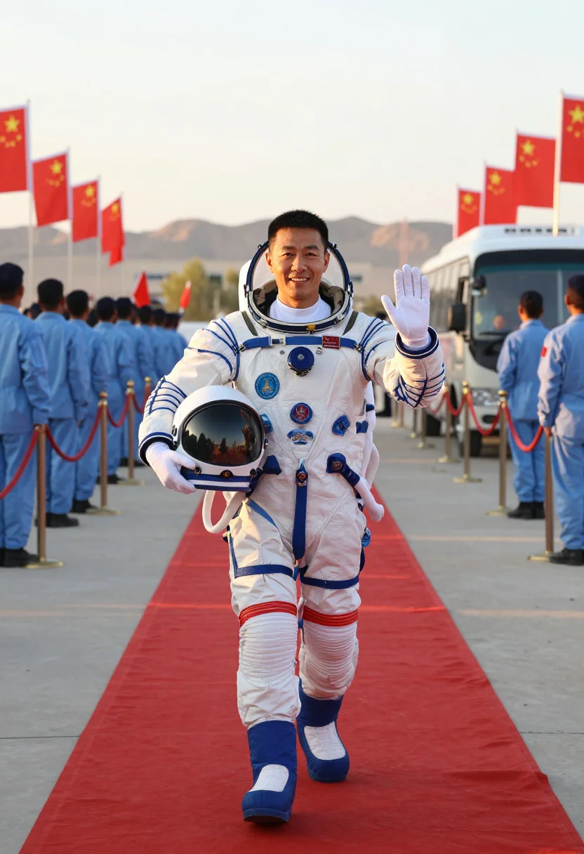 AI taikonaut sample — portrait of a taikonaut, full-length portrait of a Chinese m