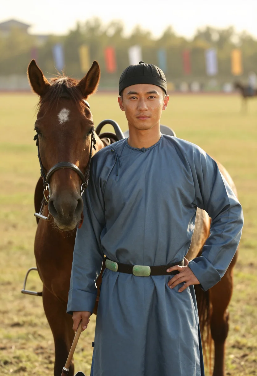 AI tang yuanlingpao sample — portrait of a man, half-length portrait of a Han-Chinese man