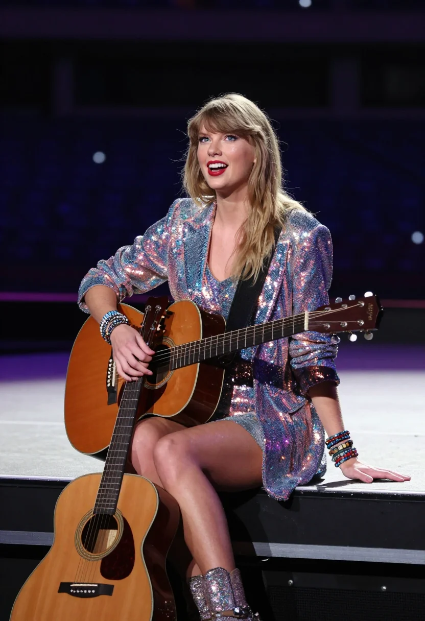 AI taylor swift eras sample — portrait of a woman, three-quarter-length portrait of a West