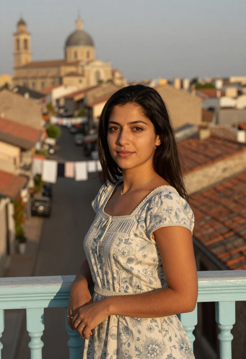 AI tbilisi sample — portrait of a woman, chest-up portrait of a Georgian woman i