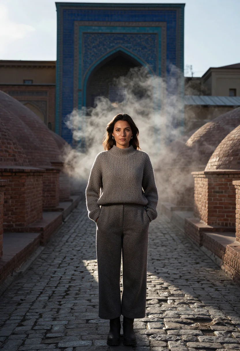 AI tbilisi sample — portrait of a woman, half-length wide portrait of a Georgian
