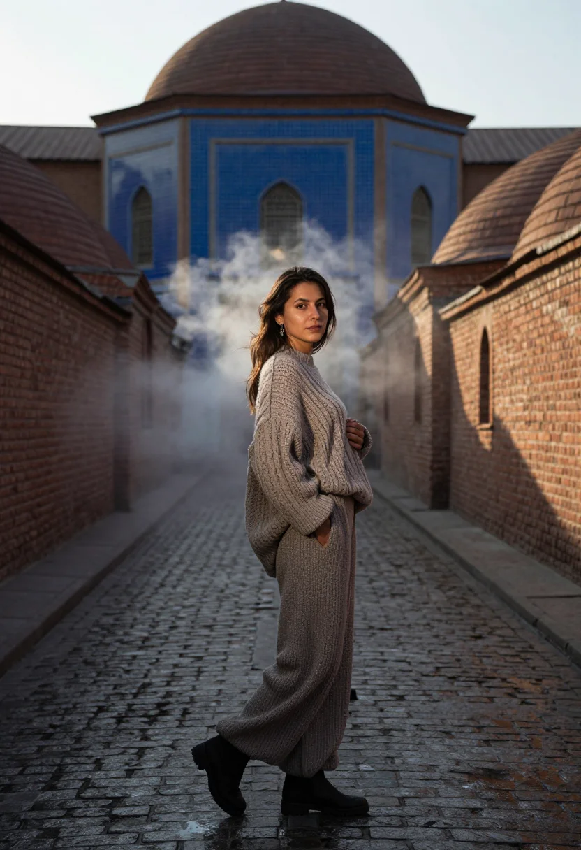 AI tbilisi sample — portrait of a woman, full-length portrait of a Georgian woma